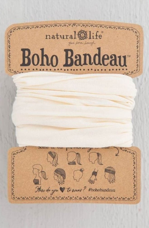 Boho Bandeau Solid Cream